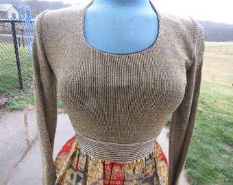 vintage long shinny dress/party dress/size 10/tanner dress