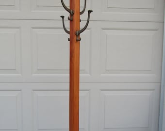 porte-manteau vintage en bois,