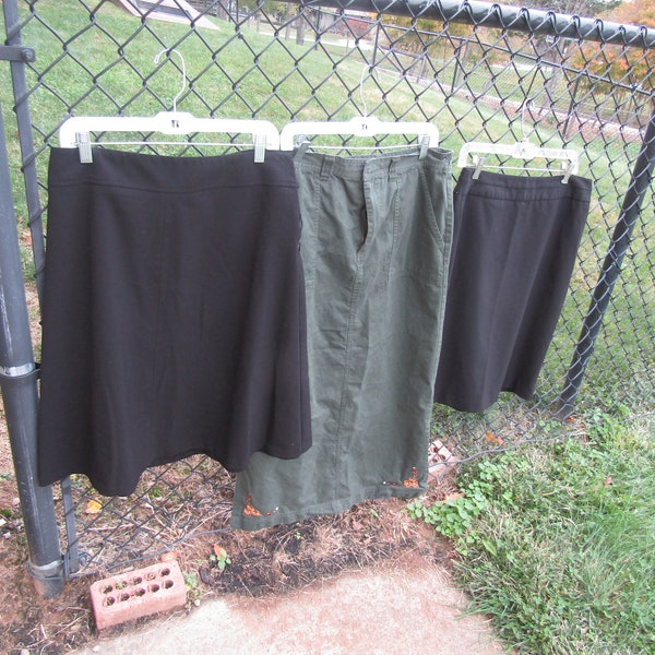 3 vintage skirts size 12