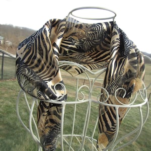 Vintage Zebra Schal
