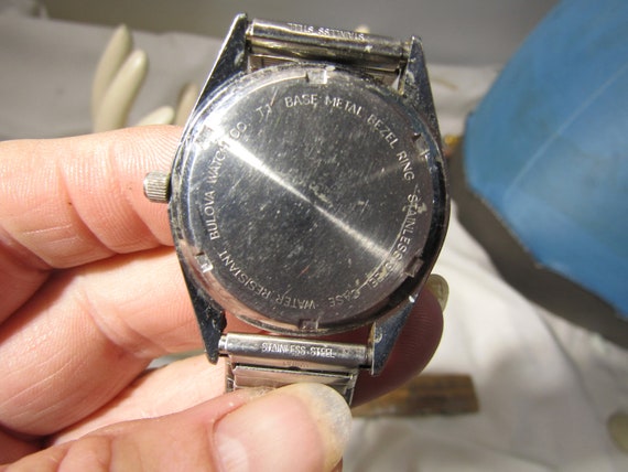 Vintage Bulova Marine Star 330 Ft Wrist Man Watch - Etsy display picture 1