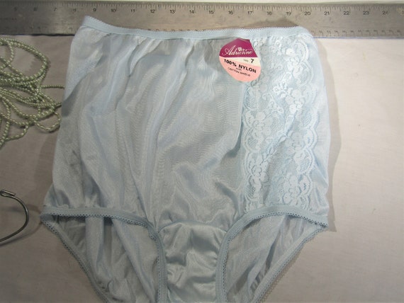 3 pairs Sheer colors Nylon Bikini Panties  5 NWT made in USA