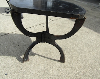 Soporte para plantas de metal y madera de estilo vintage