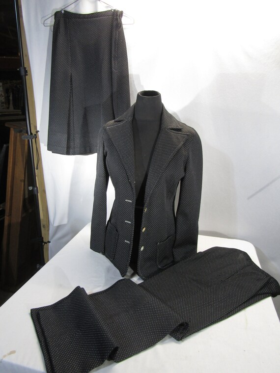 3 pc vintage suit/ custom maded suit size 10 - image 1