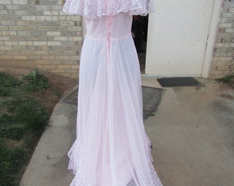 Gunne Sax like long lace dress/ wedding dress with tags/ size 13-14