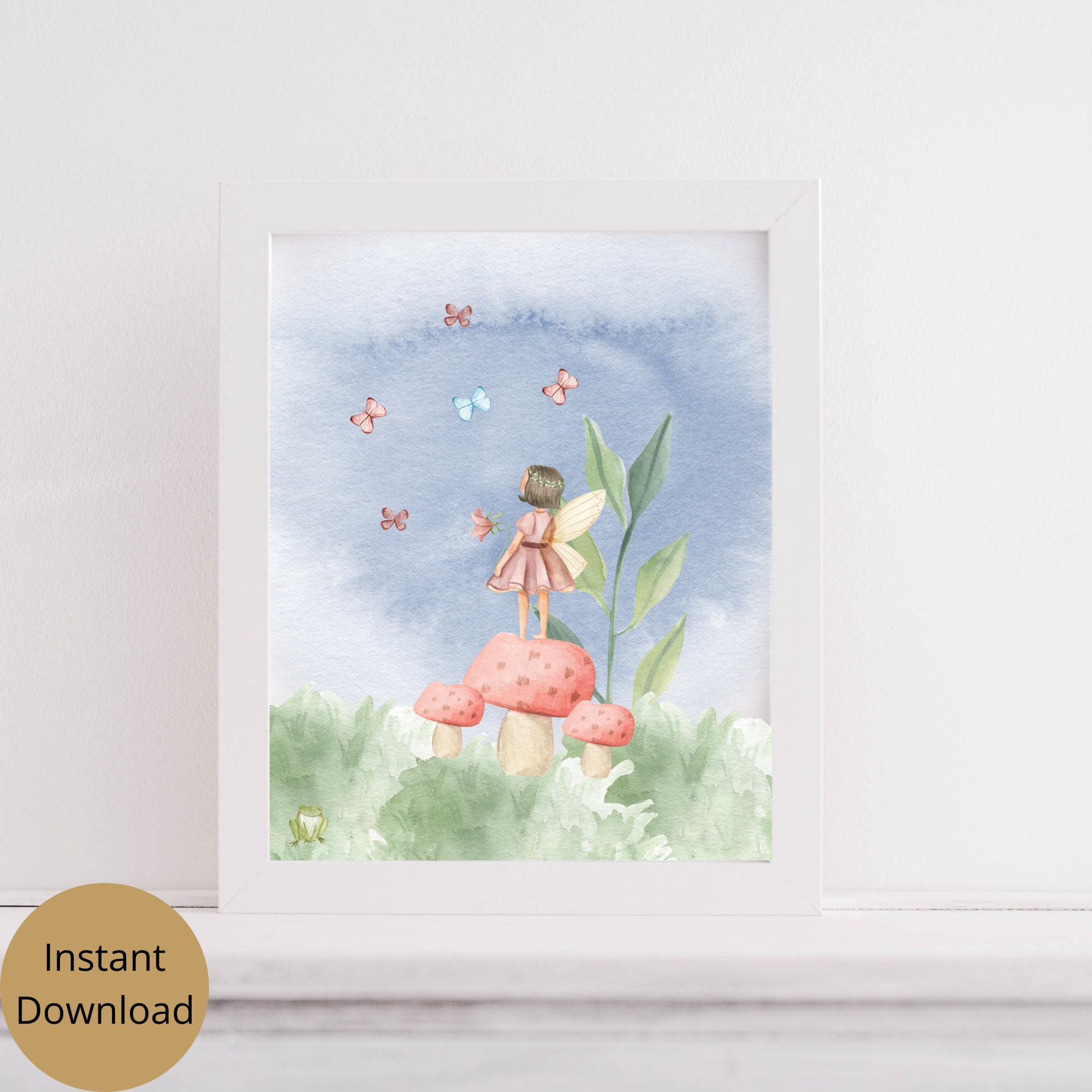 Fairy Garden Wall Art Fairy Art Decor Instant Download Etsy UK