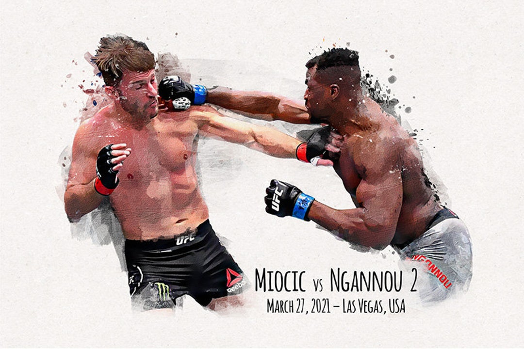 Francis Ngannou Miocic Full Fight Francis Ngannou Drops Hint Over
