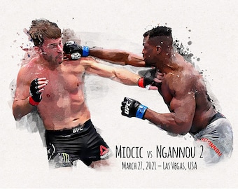 Stipe Miocic Vs Francis Ngannou 2, MMA Memorabilia, DIGITAL