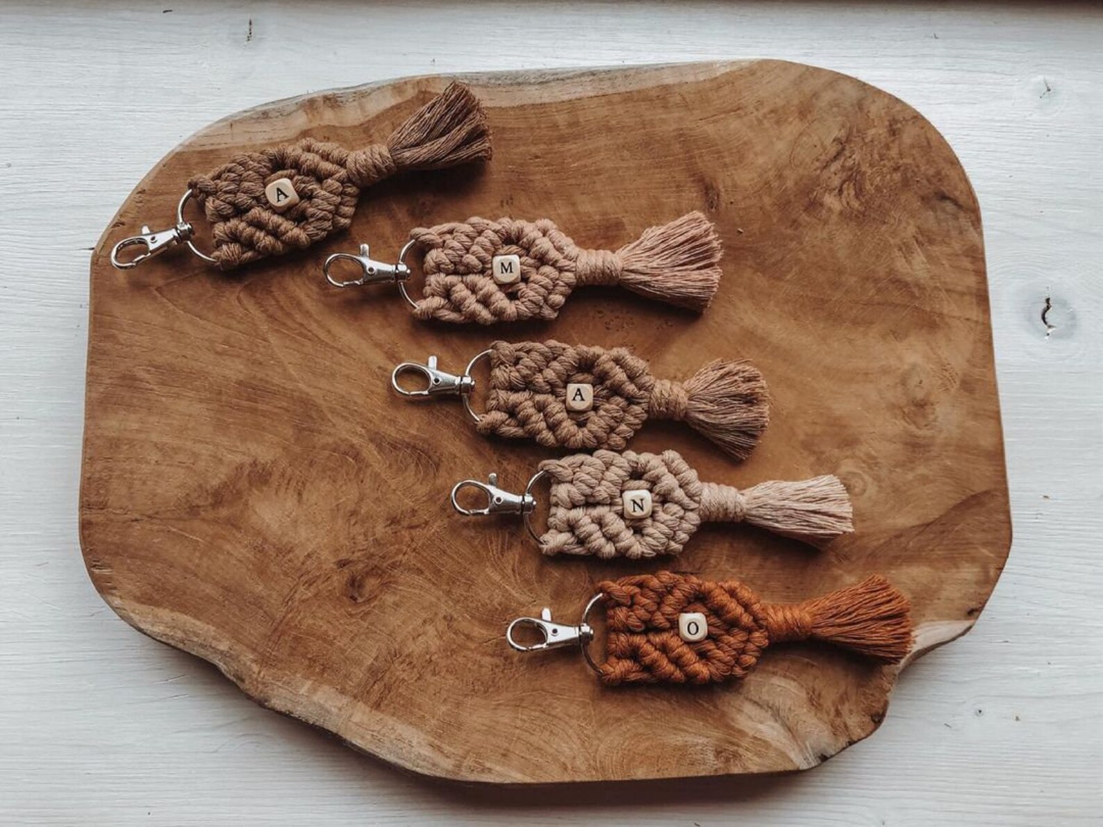 Handmade Keychain cotton keychain Etsy