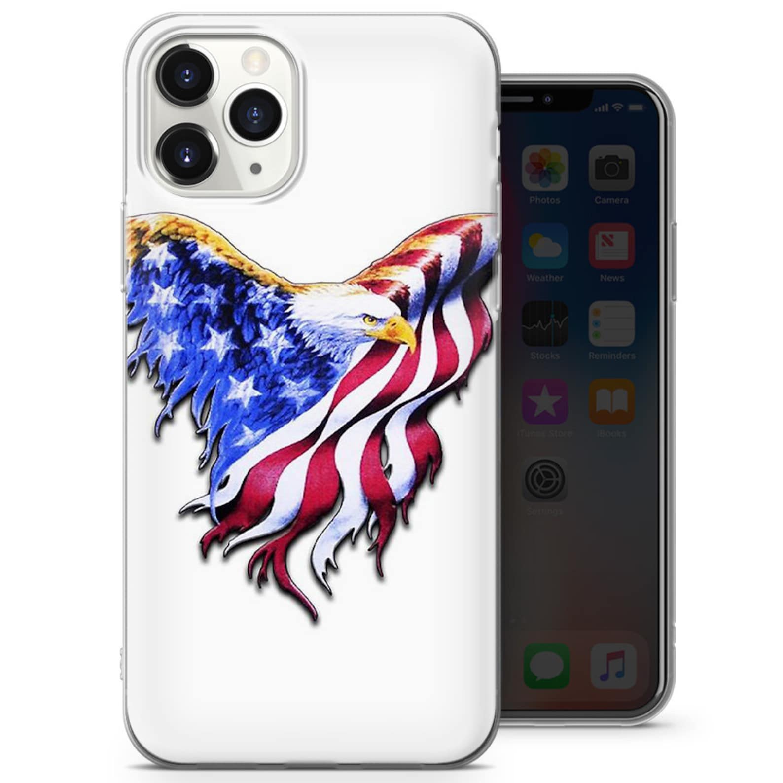 American Flag Phone Case United States Phone Cover fits for Etsy