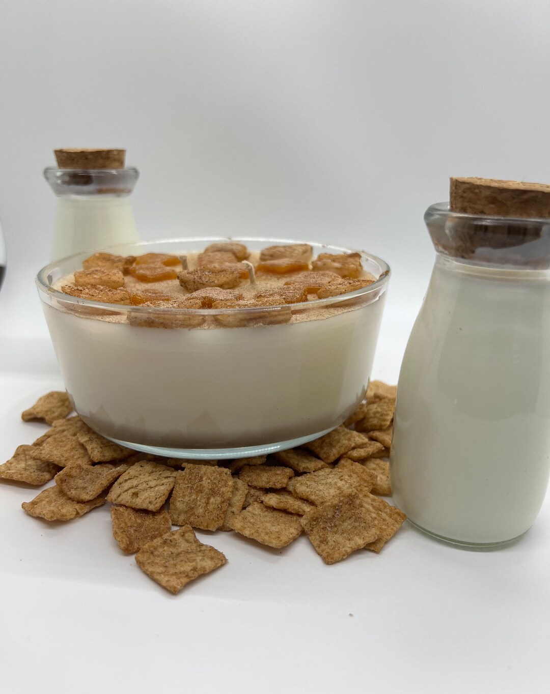 Large Cinnamon Toast Crunch Cereal Bowl Cereal Scented Soy Candle Cereal Soy Candle breakfast