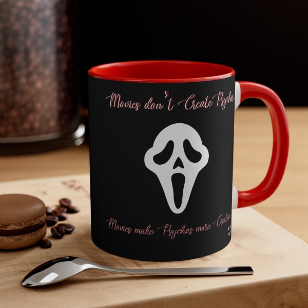 Scream Ghostface Accent Coffee Mug, 11oz/ghost face