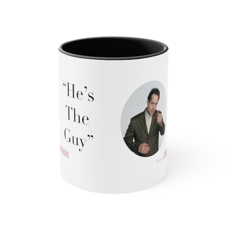 Monk TV Hes the Guy Accent Kaffeetasse, 11oz/OCD/Detective Monk/Adrian Monk/Mönch/Detektiv Monk/Tony Shaloub Bild 2