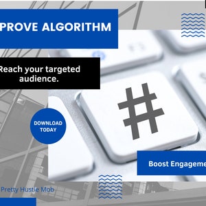 Hashtag Secret Guide with FREE Planner Template  | Hashtags Tips | Algorithm Secrets | Boost Engagement | Hashtag Planner