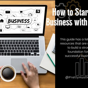 How to start a business with no money eBook with a FREE Business Checklist | Business Startup guide | Business ebook