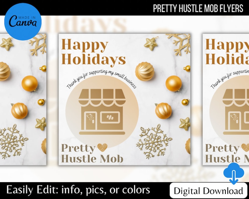 Digital Business Christmas Card Company Christmas Card Etsy