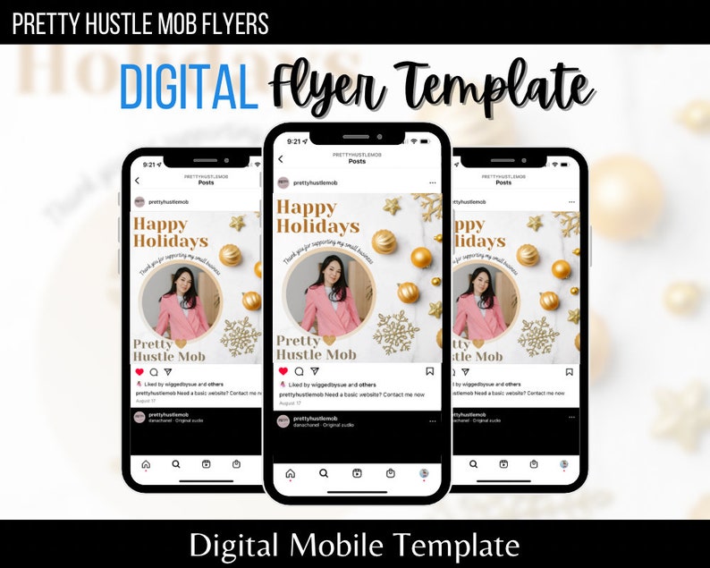 Digital Business Christmas Card Company Christmas Card Etsy