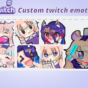 Draw Custom Twitch Chibi Emotes, für Twitch und Zwietracht