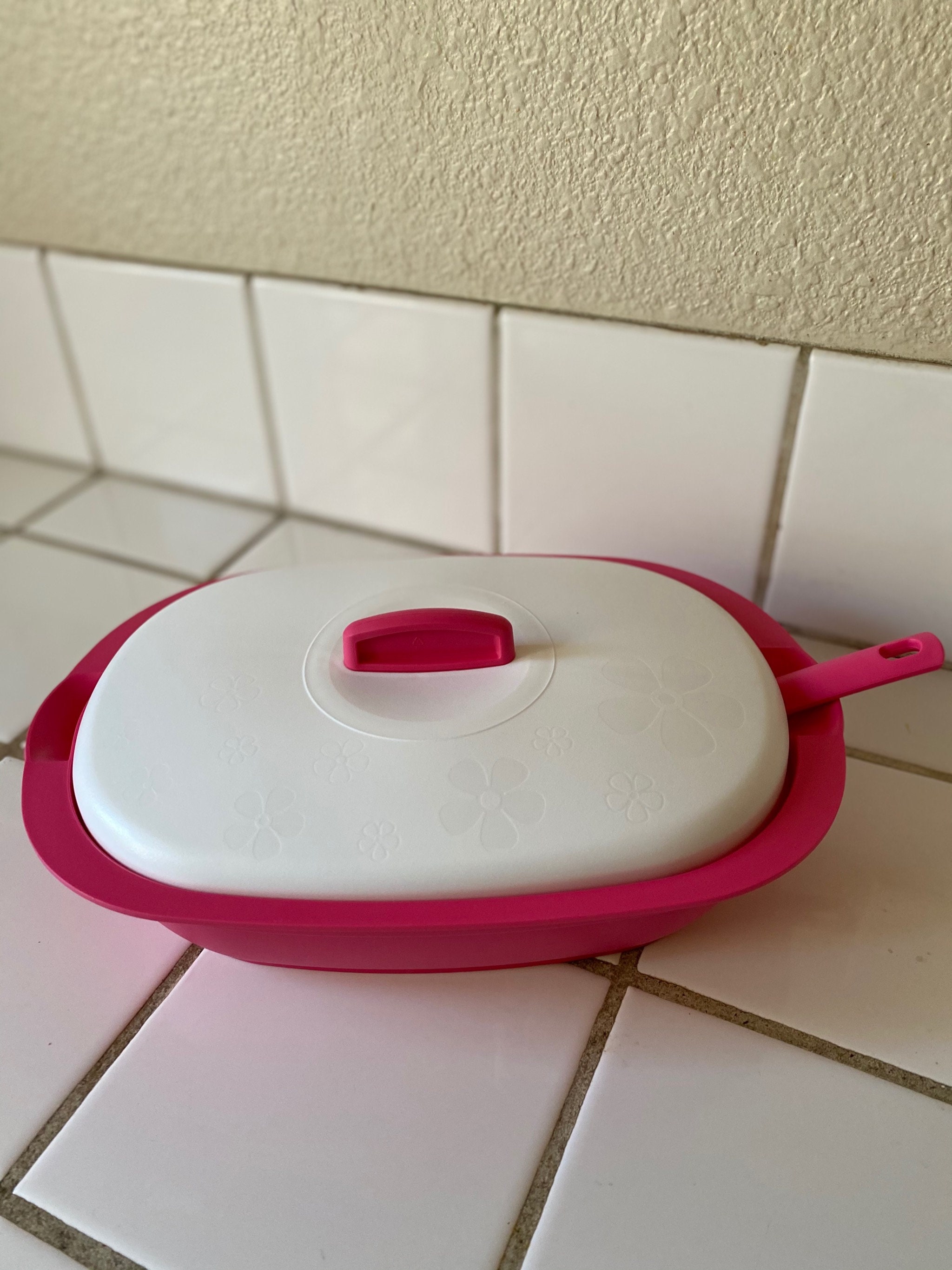 Tupperware Rice Server W/ Spoon Etsy
