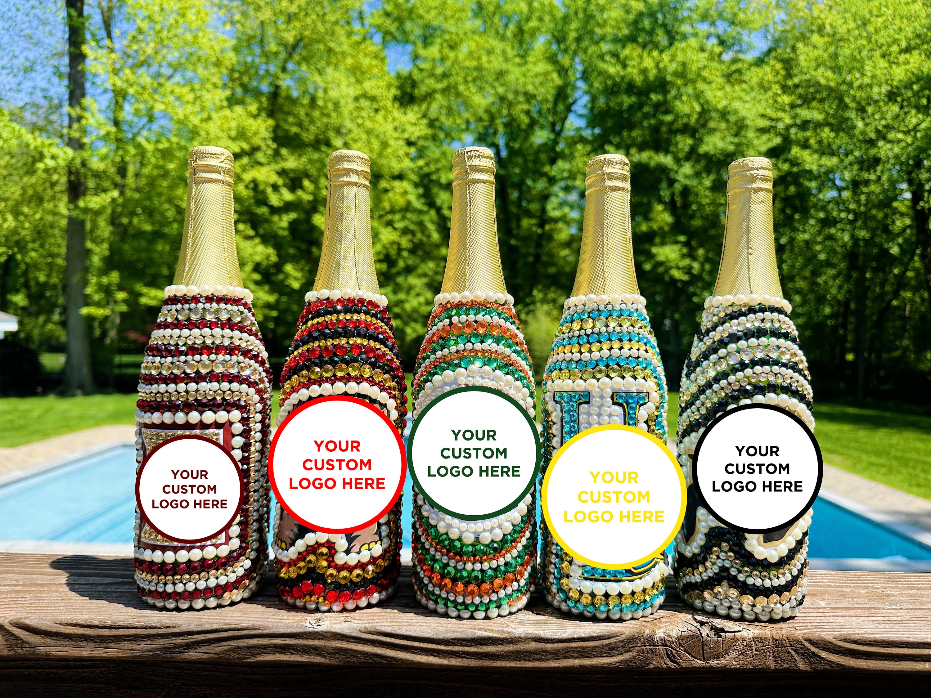 Bedazzled Bottles - Etsy