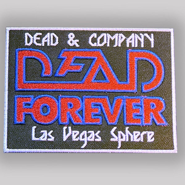 Dead and Company The Final shows at the Sphere Las Vegas  embroidered iron on patch