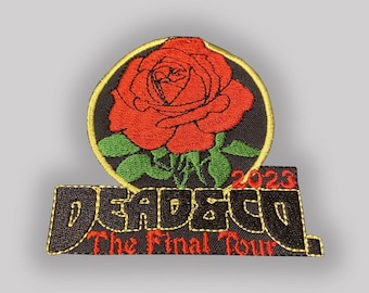 Dead and Company The Final Tour 2023 embroidered iron on patch
