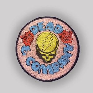 Dead and Company embroidered iron on patch