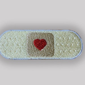 Band aid iron on patch