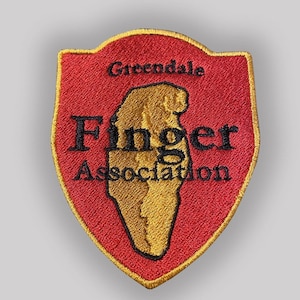 Community TV show Greendale Finger Association iron on patch