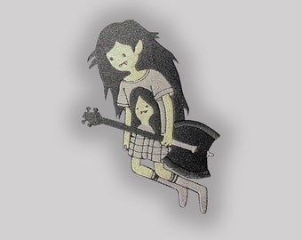 Marceline the vampire queen - Adventure Time - iron on patch