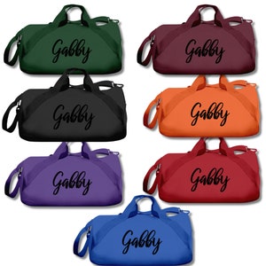 Personalized Bags for Teams, Custom Duffle Bag, Dance Bag, Personalized Duffle, Ballet Bag, Sports Bag, Drill Team, XC, Pickleball Bag image 4