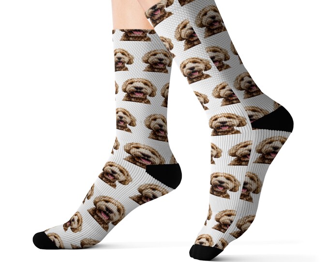 Custom Pet Socks Custom Face Socks Dog Personalized Pet Socks Men Cat