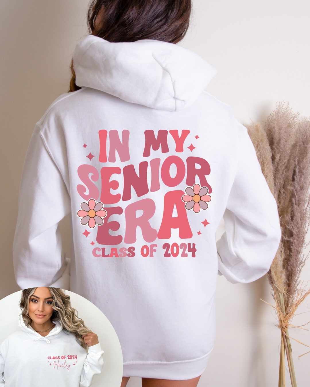 In My Senior Era Class of 2024 Hoodie Customizable With Your - Etsy