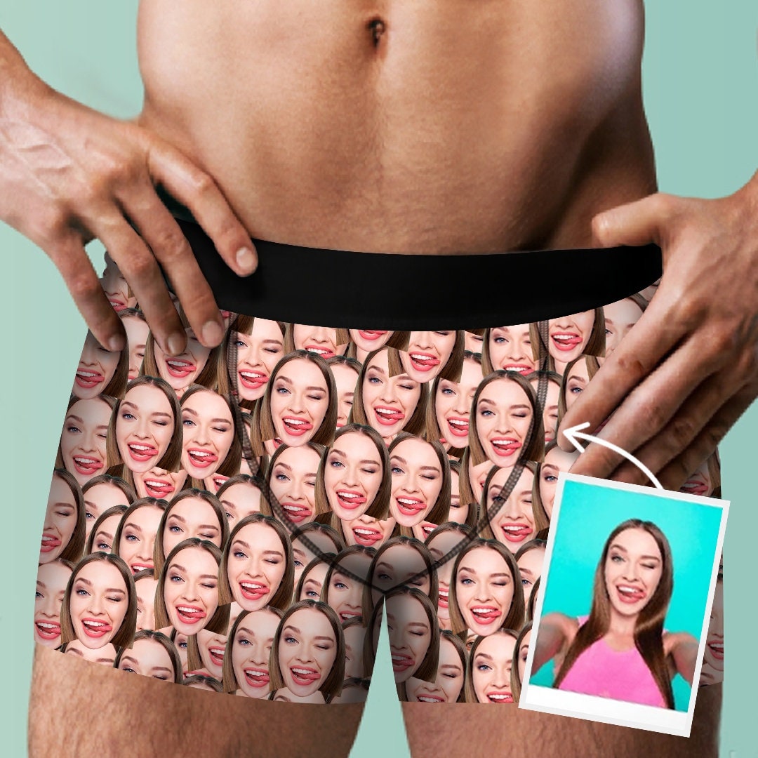 Custom Boxers With Face Personalized Boxer With Picture Husband