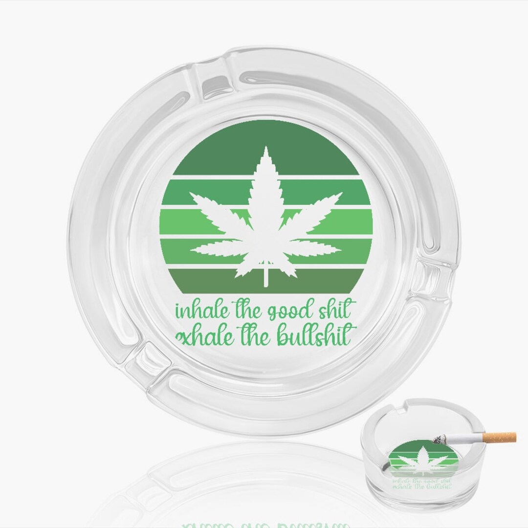 Marijuana Leaf Ashtray Pipe Tray Smoking Gift Cigarettes or Etsy