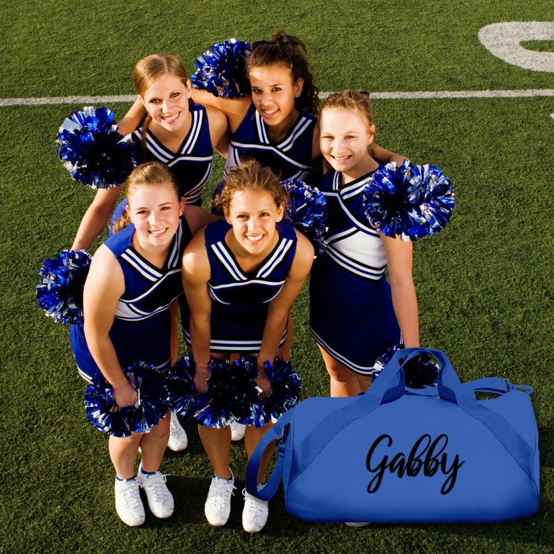 Personalized Bags for Teams, Custom Duffle Bag, Dance Bag, Personalized Duffle, Ballet Bag, Sports Bag, Drill Team, XC, Pickleball Bag image 2