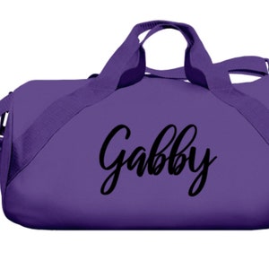 Personalized Bags for Teams, Custom Duffle Bag, Dance Bag, Personalized Duffle, Ballet Bag, Sports Bag, Drill Team, XC, Pickleball Bag image 5