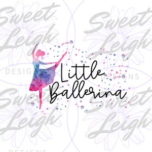 Pequeña bailarina png, Ballet png, Danza png, Camiseta de baile png, Sublimación png, Niña png, Niños png para camisetas, Sublimación de ballet