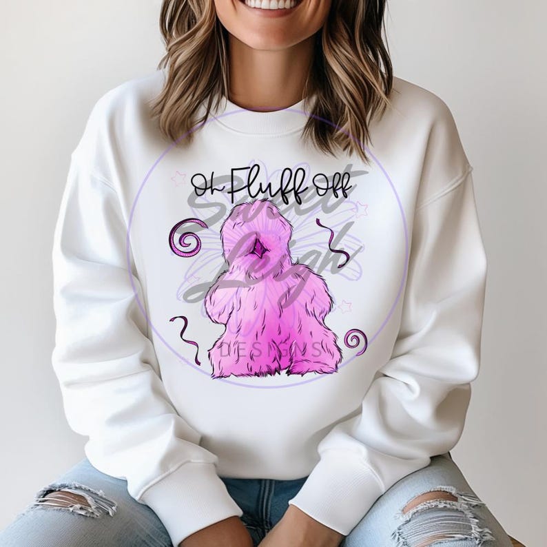 Oh Fluff off Png, Chicken Png, Silkie Png, Funny Png, Farm PNG, Animal ...