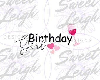 Cumpleaños de niña, diseños de sublimación para mujer, cumpleaños PNG, sublimación de cumpleaños PNG, cumpleaños PNG para mujer, camiseta de cumpleaños PNG