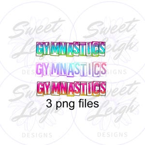 Gymnastik-Png, Gym-Png-Datei, Gymnastik-Shirt-Png, Sublimations-Design, Sublimations-png, Sport-png, Gymnastik-Designs, Ombre Png