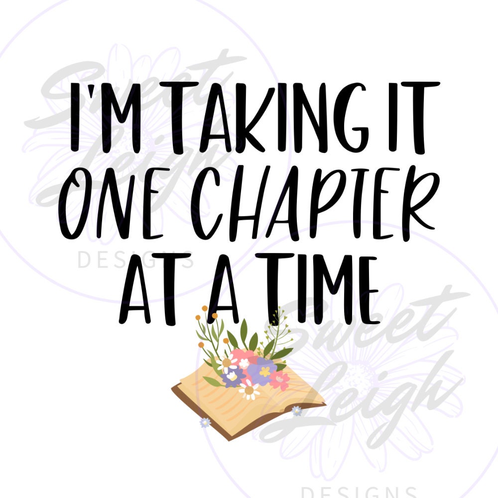 One Chapter Png, Reading Png, Book PNG, Sublimation PNG, Sublimation ...