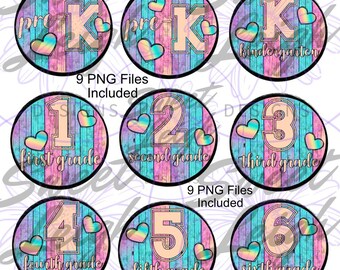 School Grade Bundle png, School png, Pastel png, Kindergarten png, First Grade png, Second Grade png, Third Grade png, School Designs