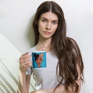 Re:birth - Enya | White glossy mug