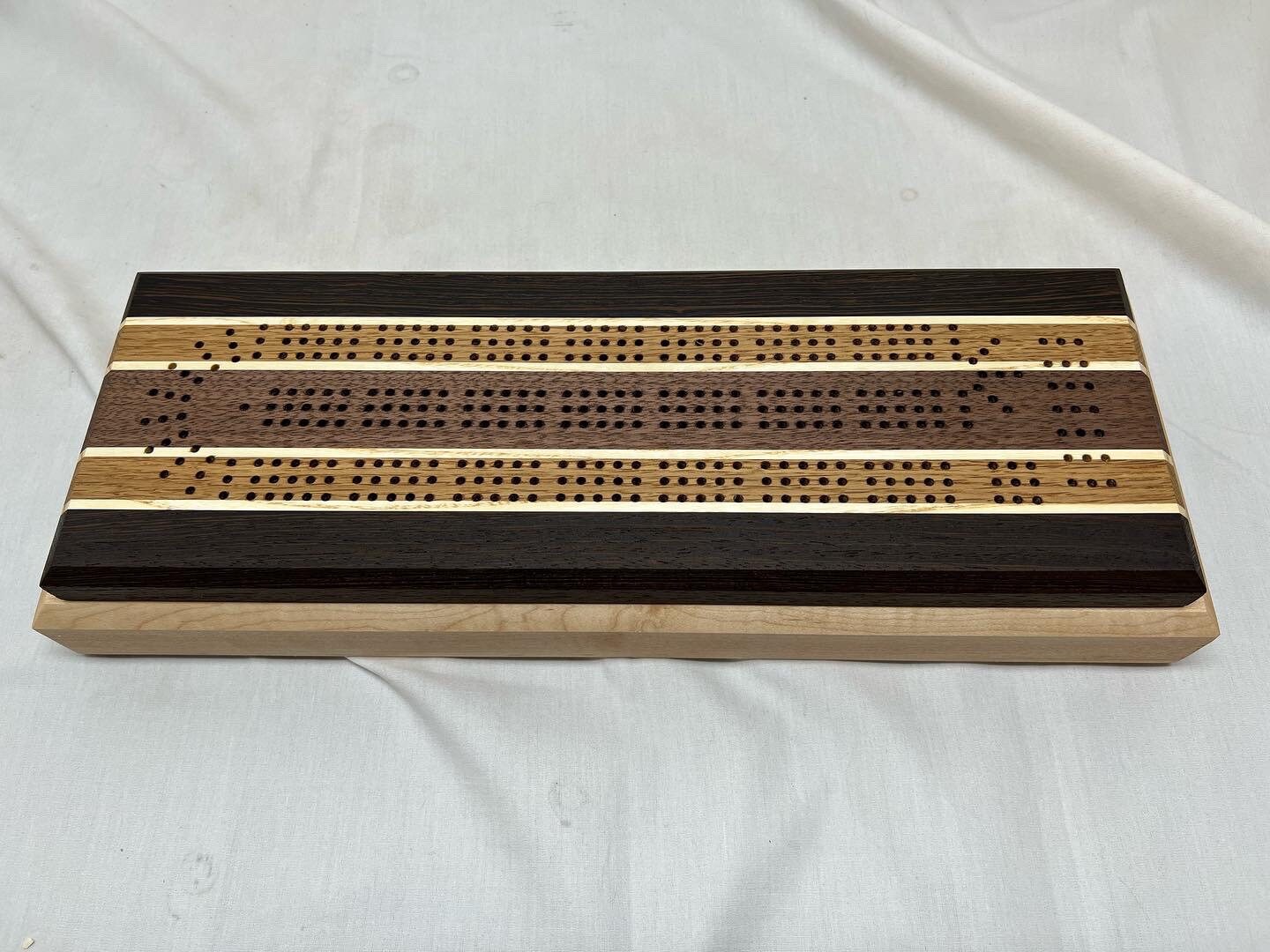Cribbage Board, Cribbage Board With Card and Peg Storage, Crib Game ...
