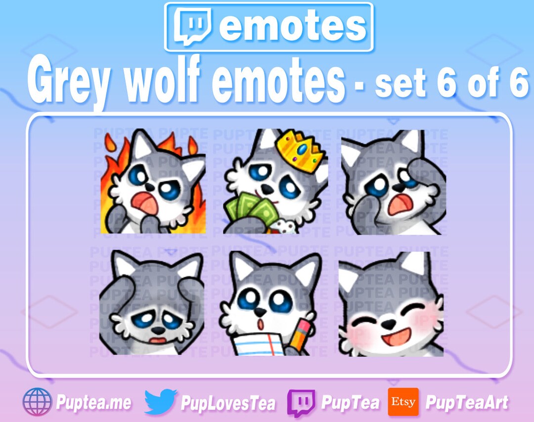 18x Cute Kitsune Emotes Pack for Twitch  and Discord -  Portugal