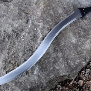 Custom Handmade High Carbon Steel Scorpion Sword The Mummy 29" Clip Point Blade Full Tang Leather Sheath Hunting & Survival Knife