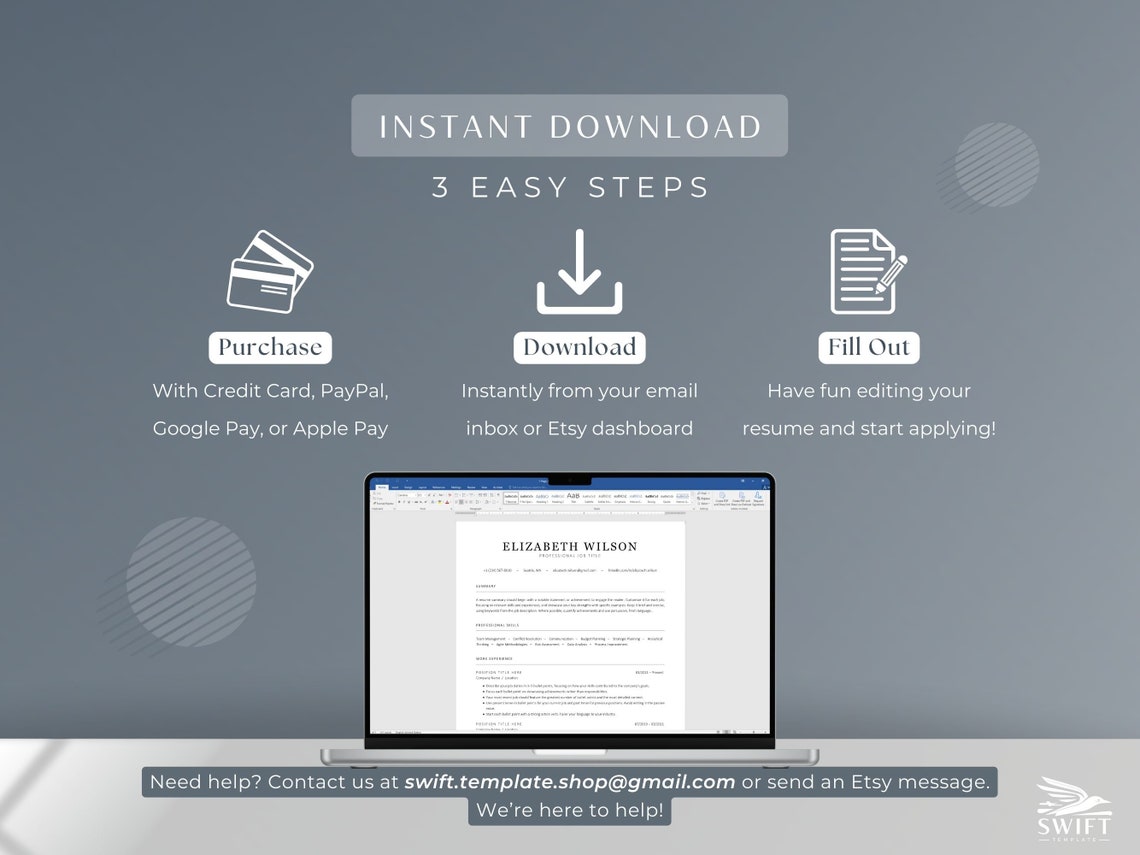 Simple ATS Approved Resume Template - Il 1140xN.5786849500 Hcy0 
