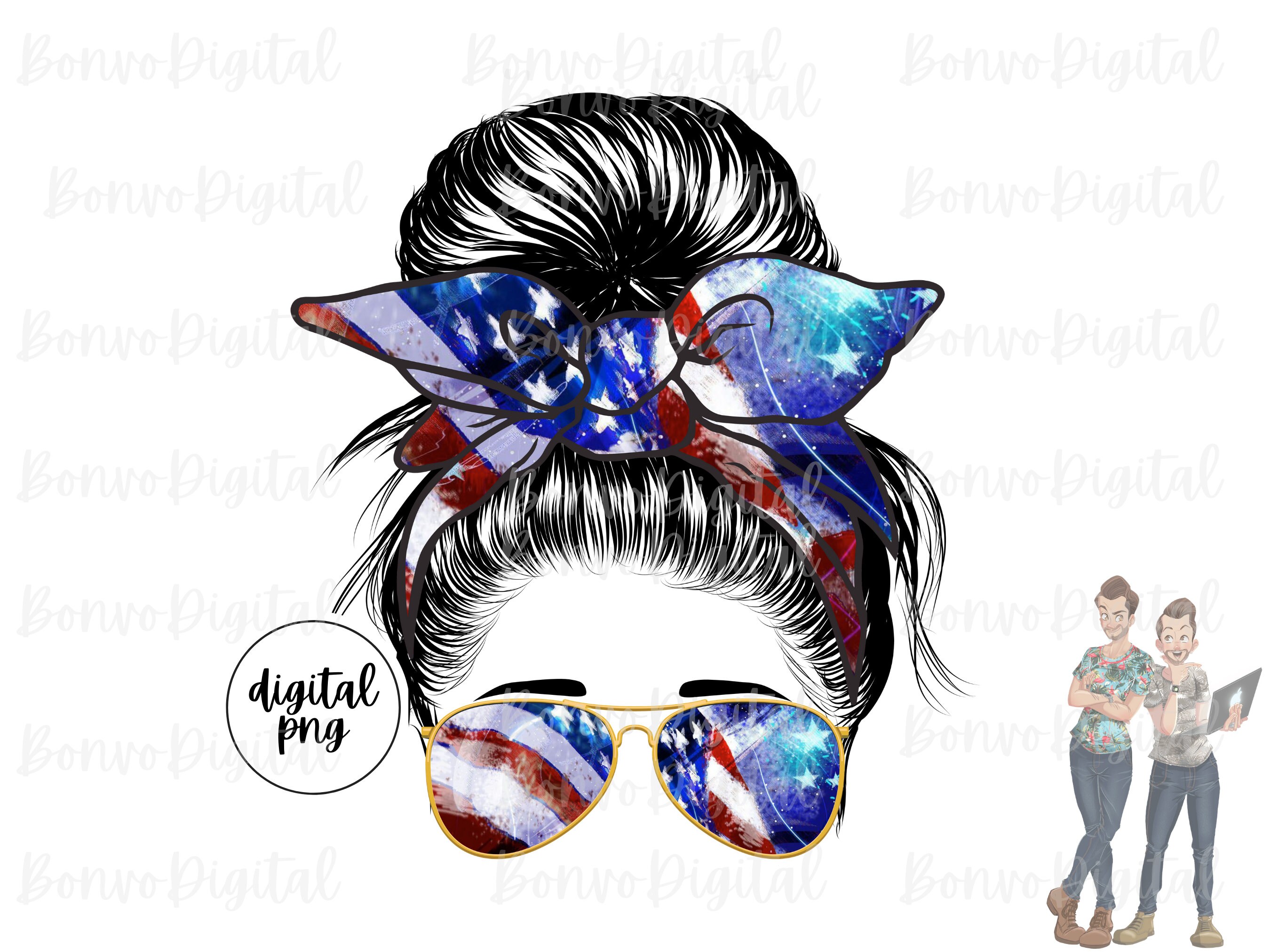 American Flag Girl Digital Design American Girl Download Etsy UK