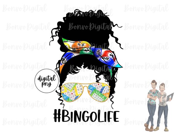 Bingo Life Design Bingo Life Download Bingo Design Curly - Etsy